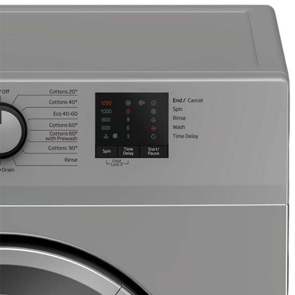 Mașină de spălat Beko WUE6511SS 6 kg / 1000 rpm / Silver photo 7