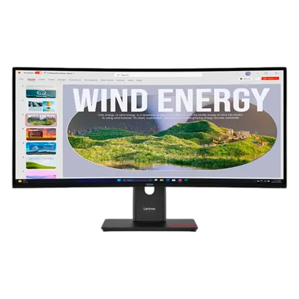 Монитор Lenovo ThinkVision T34WD-40 34" WQHD 120 Гц / 4 мс / Черный photo 1