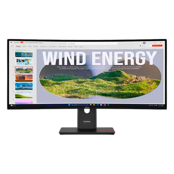 Монитор Lenovo ThinkVision T34WD-40 34" WQHD 120 Гц / 4 мс / Черный photo 1
