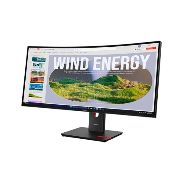 Монитор Lenovo ThinkVision T34WD-40 34" WQHD 120 Гц / 4 мс / Черный photo 2