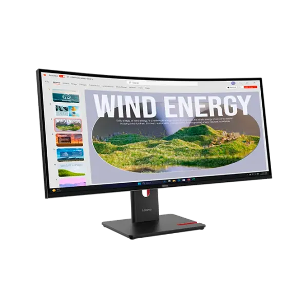 Монитор Lenovo ThinkVision T34WD-40 34" WQHD 120 Гц / 4 мс / Черный photo 3