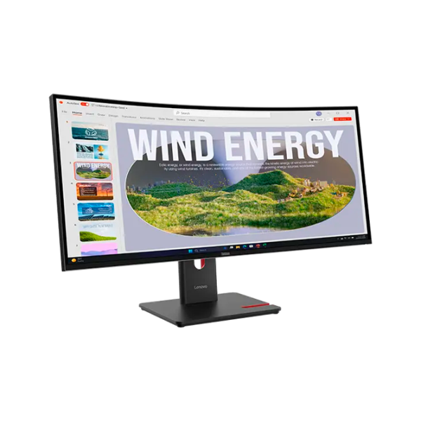 Монитор Lenovo ThinkVision T34WD-40 34" WQHD 120 Гц / 4 мс / Черный photo 3