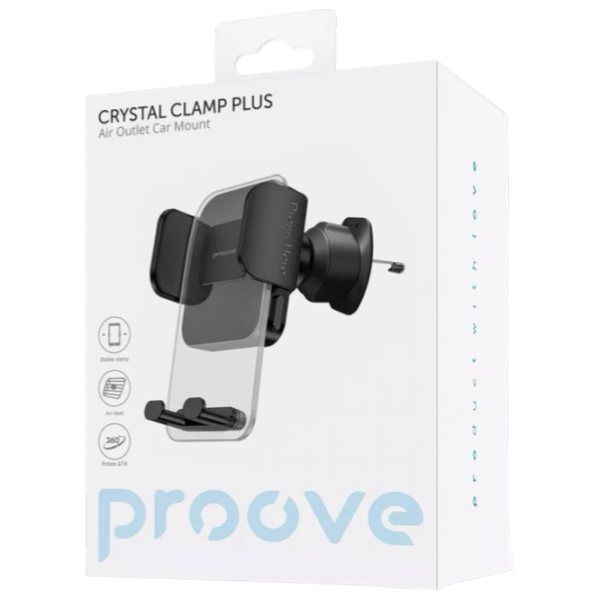 Suport auto Proove Crystal Clamp Plus Air Black photo 2