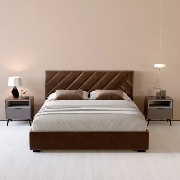 Кровать My-Style my-Mary 200 x 200 см / Фанера / Тёмно-коричневый photo 6