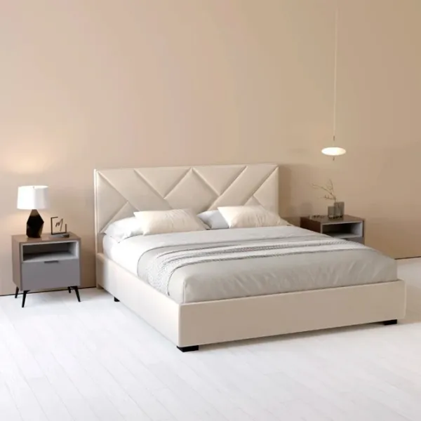 Кровать My-Style my-Iris 140 x 200 см / Фанера / Кремовый photo 5