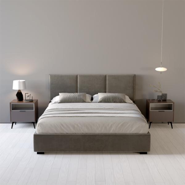 Кровать My-Style my-Boni 140 x 200 см / Фанера / Тёмно-серый photo 2