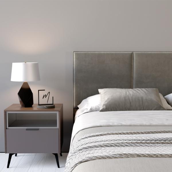 Кровать My-Style my-Boni 140 x 200 см / Фанера / Тёмно-серый photo 3