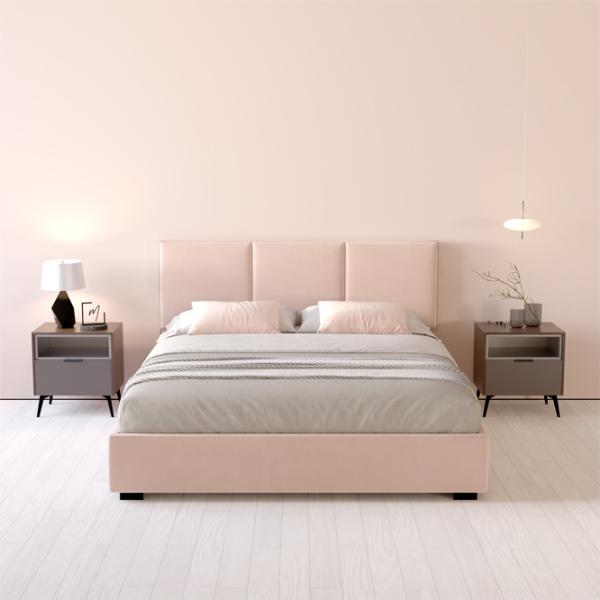 Кровать My-Style my-Boni 140 x 200 см / Фанера / Светло-розовый photo 3