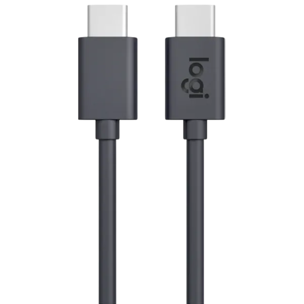 Cablu Logitech USB Type-C + USB Type-C 5 m / Graphite photo 2