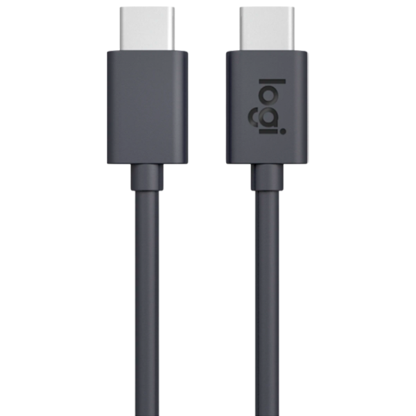 Cablu Logitech USB Type-C + USB Type-C 5 m / Graphite photo 2