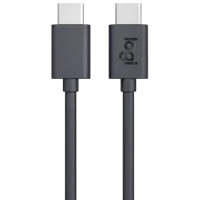 Кабель Logitech USB Type-C + USB Type-C 5 м / Графит photo 2