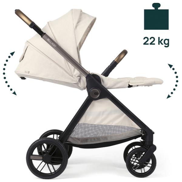 Детская коляска Chicco Bellagio 87136500000/ Amber Glow photo 4