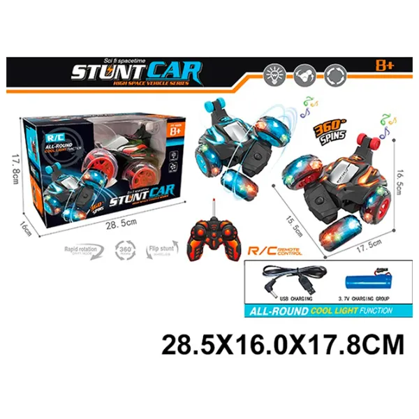 Mașină ChiToys 693992   / 2.4 GHz / Black Multicolor photo 5