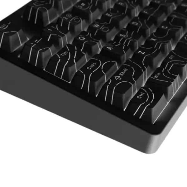 Tastatură Mchose Jet 75 Cu fir / Black photo 5 Tastatură Mchose Jet 75 Cu fir / Black photo 5