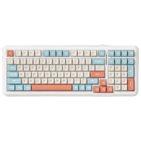 Tastatură Mchose K99 Fără fir / Orange photo 1 Tastatură Mchose K99 Fără fir / Orange photo 1
