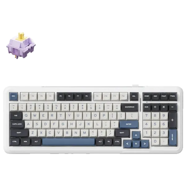 Tastatură Mchose K99 Fără fir / Navy Blue photo 2 Tastatură Mchose K99 Fără fir / Navy Blue photo 2