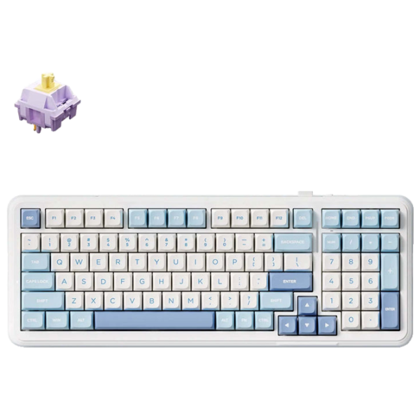 Tastatură Mchose K99 Fără fir / Sky Blue photo 2 Tastatură Mchose K99 Fără fir / Sky Blue photo 2