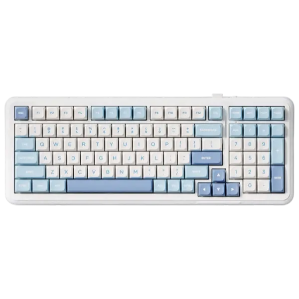 Tastatură Mchose K99 Fără fir / Sky Blue photo 1 Tastatură Mchose K99 Fără fir / Sky Blue photo 1