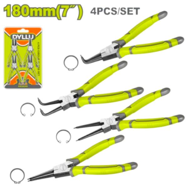 Set de clești DYLLU DTPS2604 180 mm photo 2