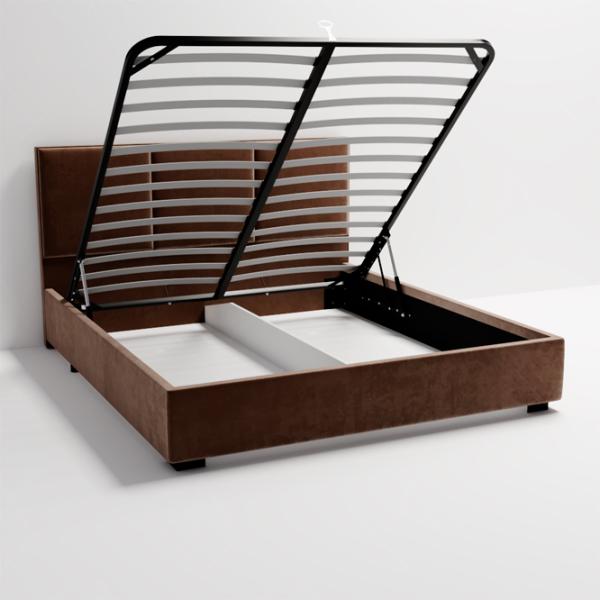 Кровать My-Style my-Boni 200 x 200 см / Фанера / Тёмно-коричневый photo 6