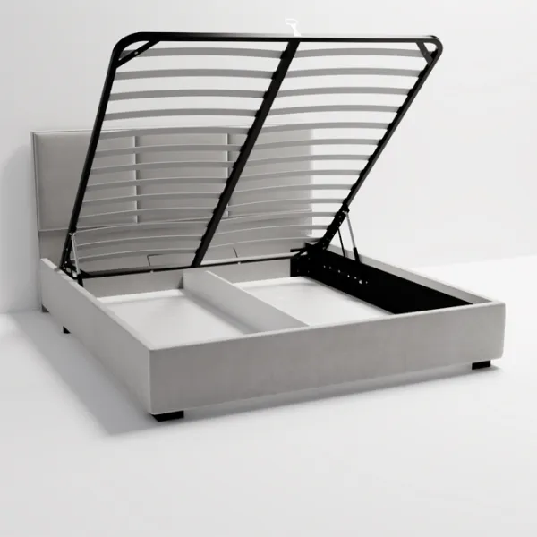 Кровать My-Style my-Boni 200 x 200 см / Фанера / Серый photo 5