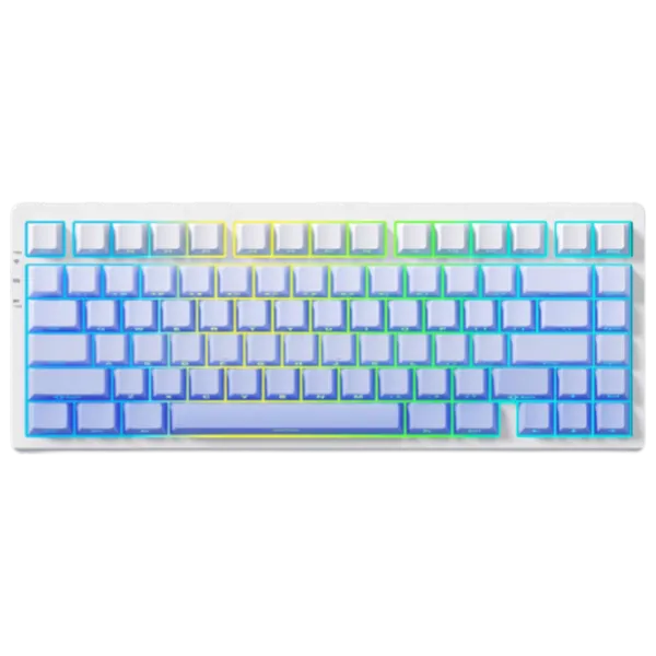 Tastatură Mchose G75 Pro Fără fir / Glacier Blue photo 1 Tastatură Mchose G75 Pro Fără fir / Glacier Blue photo 1