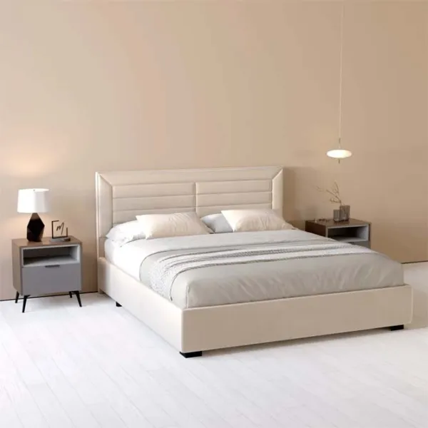 Кровать My-Style my-Ella 200 x 200 см / Фанера / Кремовый photo 4