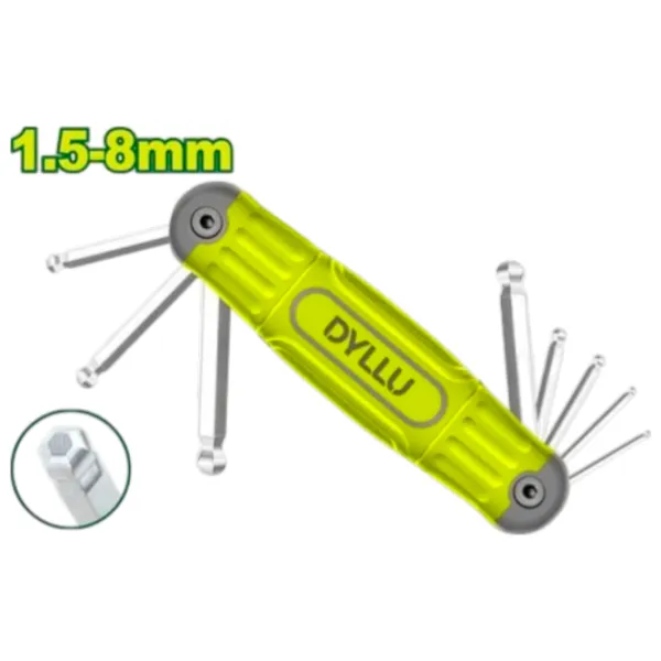 Набор ключей DYLLU DTHK2281 Cталь photo 2