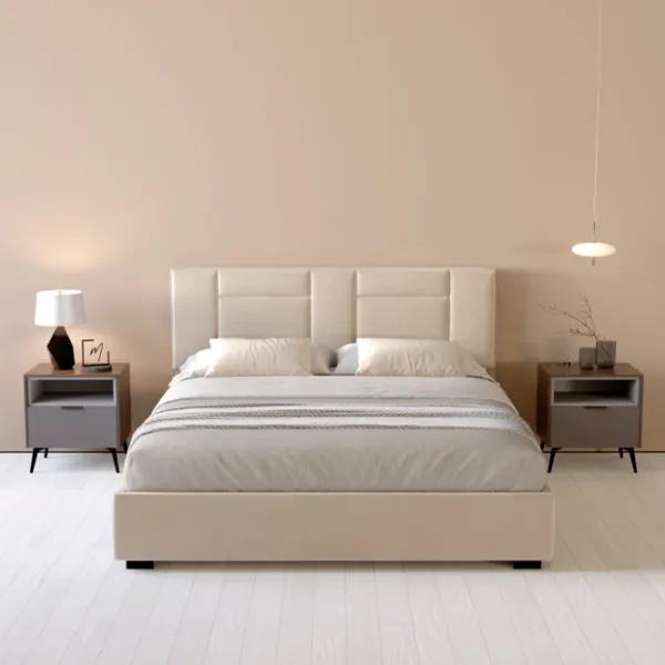 Кровать My-Style my-Rose 200 x 200 см / Фанера / Кремовый photo 6