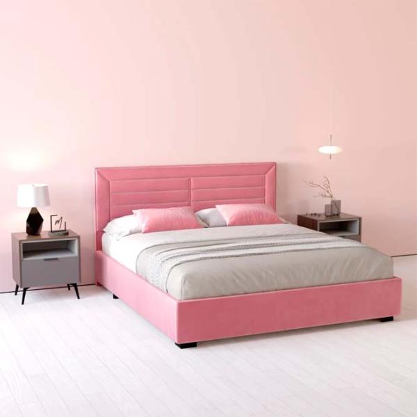 Кровать My-Style my-Ella 200 x 200 см / Фанера / Розовый photo 4