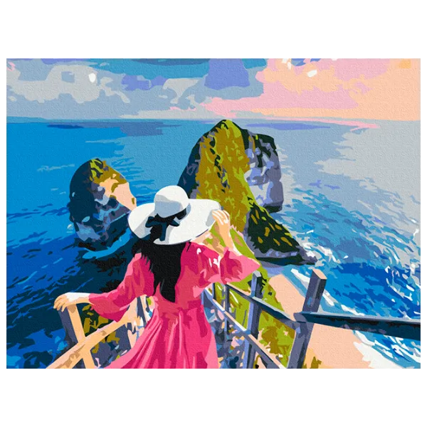 Картина по номерам BrushMe ама на островах RBS51548FC 40 x 30 cm / Горизонтальная photo 1