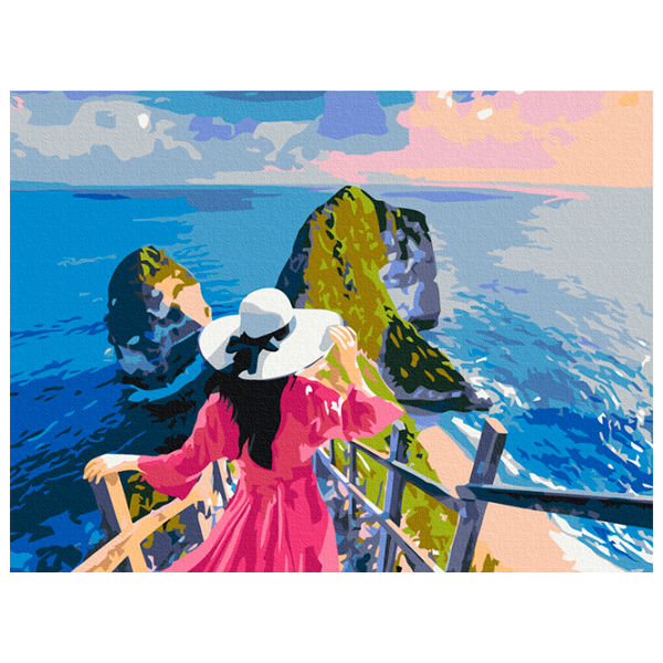 Картина по номерам BrushMe ама на островах RBS51548FC 40 x 30 cm / Горизонтальная photo 1