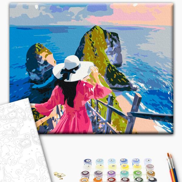 Картина по номерам BrushMe ама на островах RBS51548FC 40 x 30 cm / Горизонтальная photo 3