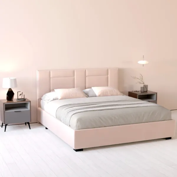 Кровать My-Style my-Rose 200 x 200 см / Фанера / Светло-розовый photo 5