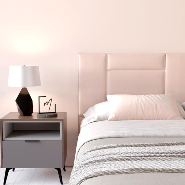 Кровать My-Style my-Rose 200 x 200 см / Фанера / Светло-розовый photo 7