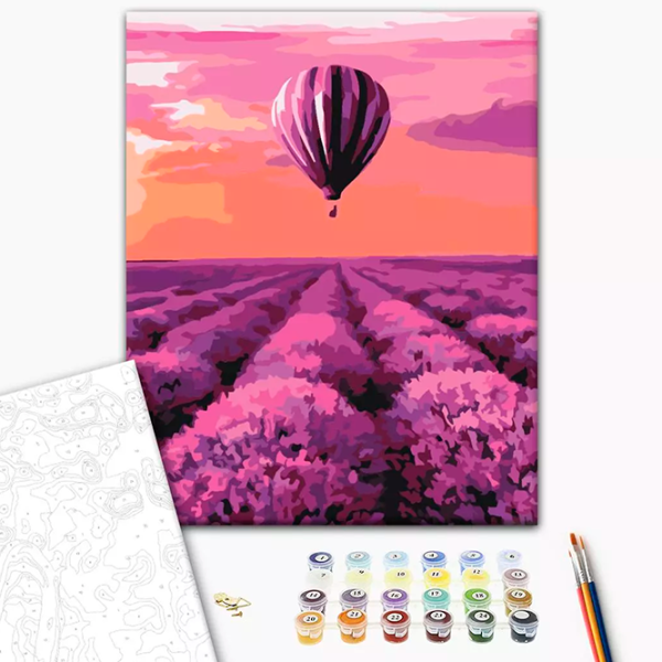 Картина по номерам BrushMe Воздушный шар в Провансе RBS32305FC 40 x 30 cm / Вертикальная photo 2