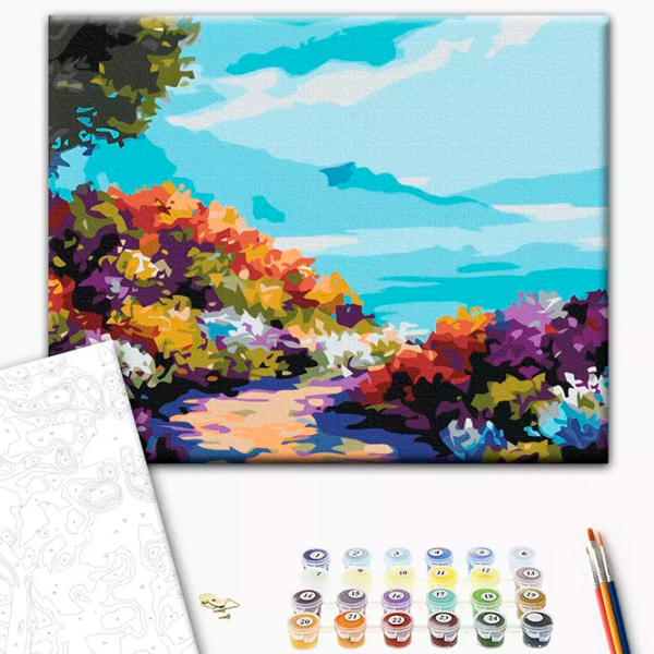 Картина по номерам BrushMe Цветы у моря RBS1006FC 40 x 30 cm / Горизонтальная photo 3