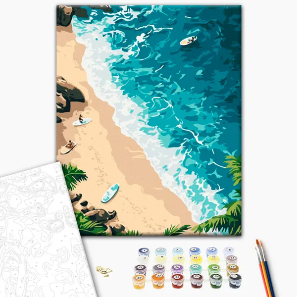 Картина по номерам BrushMe Остров мечты RBS54239FC 40 x 30 cm / Вертикальная photo 3