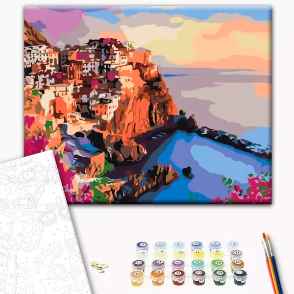 Картина по номерам BrushMe Яркие краски Сицилии RBS35801FC 40 x 30 cm / Горизонтальная photo 3