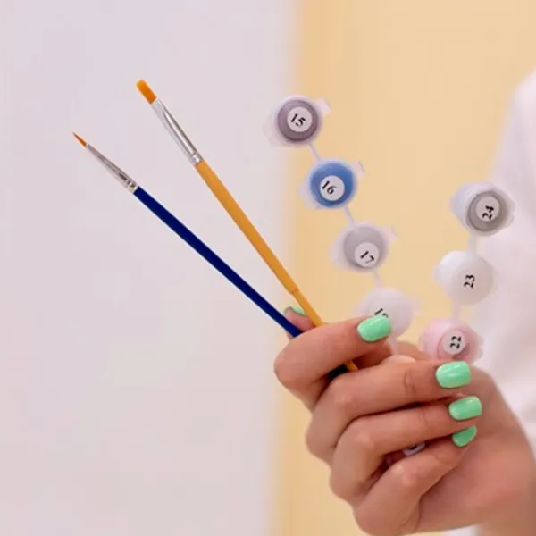 Картина по номерам BrushMe Пейзаж Санторини RBS51589FC 40 x 30 cm / Горизонтальная photo 7