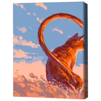 Картина по номерам BrushMe Моя родственная душа 1 RBS1032FC 40 x 30 cm / Вертикальная