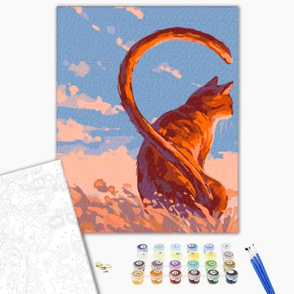 Картина по номерам BrushMe Моя родственная душа 1 RBS1032FC 40 x 30 cm / Вертикальная photo 2