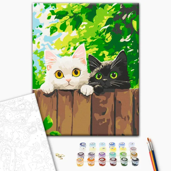 Pictură pe numere BrushMe Cercetașii pufoși KBS0192FC 40 x 30 cm / Verticală photo 3