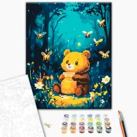 Картина по номерам BrushMe Дружба с пчёлами KBS0195FC 40 x 30 cm / Вертикальная photo 2