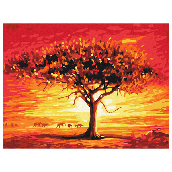 Pictură pe numere BrushMe Soarele deșertului RBS52210FC 40 x 30 cm / Orizontală photo 1