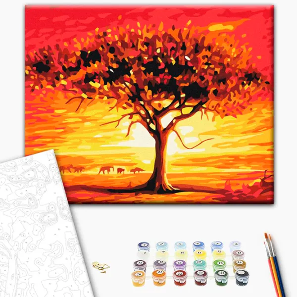 Pictură pe numere BrushMe Soarele deșertului RBS52210FC 40 x 30 cm / Orizontală photo 3