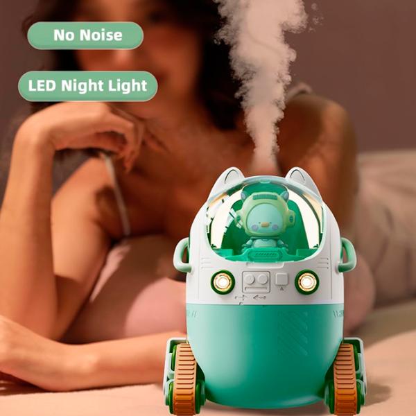 Umidificator de aer Cute Pet MJ066 Cu ultrasunet/ Green photo 4