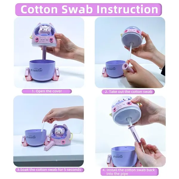 Umidificator de aer Cute Pet MJ066 Cu ultrasunet/ Purple photo 8