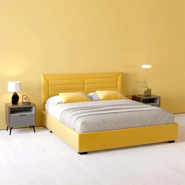 Кровать My-Style my-Ella 200 x 200 см / Фанера / Желтый photo 5