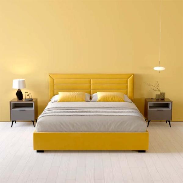Кровать My-Style my-Ella 200 x 200 см / Фанера / Желтый photo 7